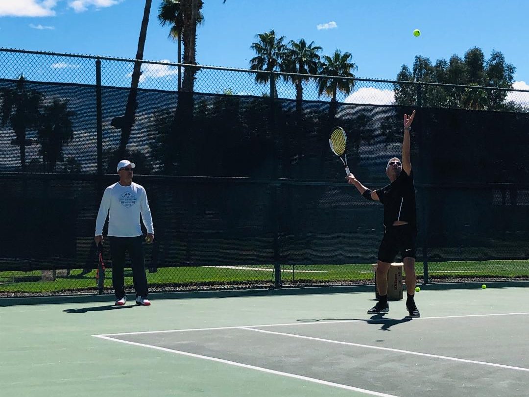 David Pate Tennis Lesson